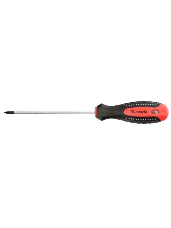 Отвертка Fusion, PH0 х 100 мм, CrV, трехкомпонентная рукоятка 