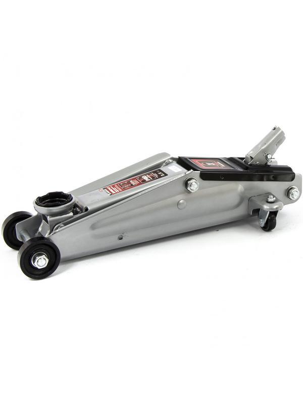 Домкрат гидравлический подкатный, 3 т, высота подъема 130-410 мм Matrix