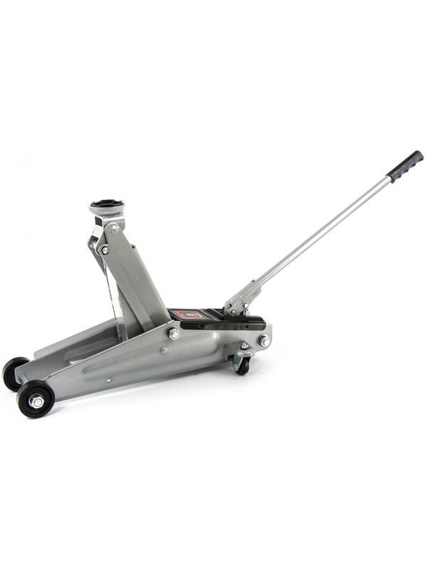 Домкрат гидравлический подкатный, 3 т, высота подъема 130-410 мм Matrix