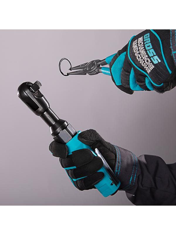 Съемник, 175 мм, для внутренних стопорных колец (19-60 мм), прямые губки (сжим) Gross