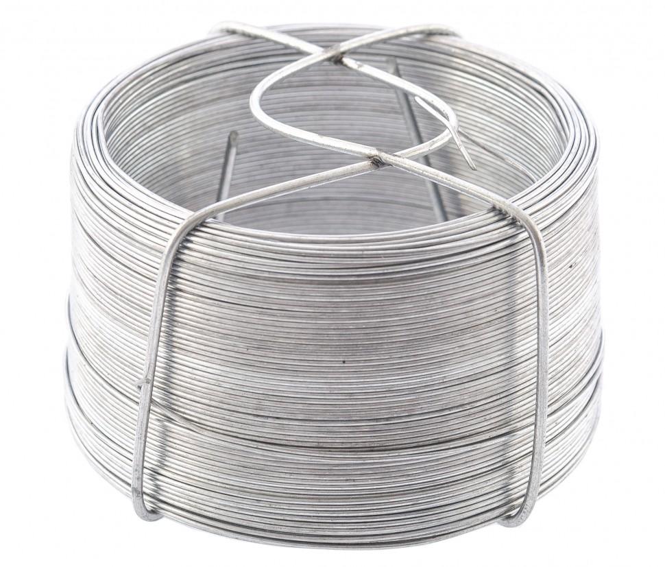 Проволока стальная, оцинкованная 0.7 мм, длина 75 м Сибртех