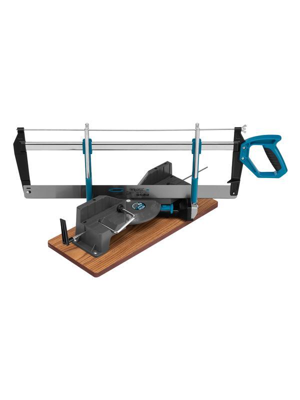 Стусло прецизионное, двухплоскостное, пила 600 мм, две прижимные струбцины, ограничительный упор Gross