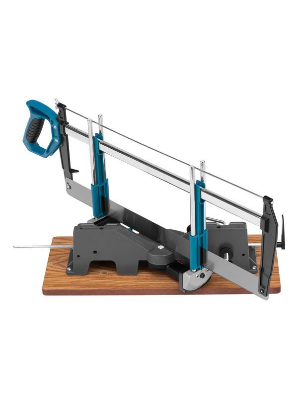 Стусло прецизионное, двухплоскостное, пила 600 мм, две прижимные струбцины, ограничительный упор Gross