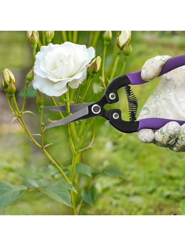 Секатор цветочный, 180 мм, металлические обрезиненные рукоятки, Palisad
