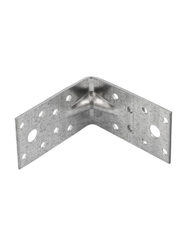 Крепежный уголок усиленный 1.7 мм, KUU 70 x 70 x 40 мм Россия Сибртех