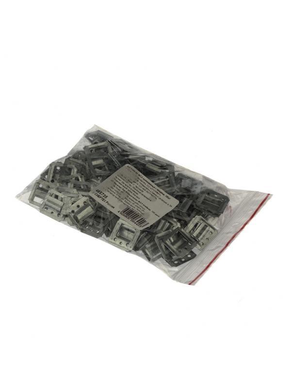 Кляймер №3.5 оцинкованный с гвоздями, 100 шт Россия Сибртех