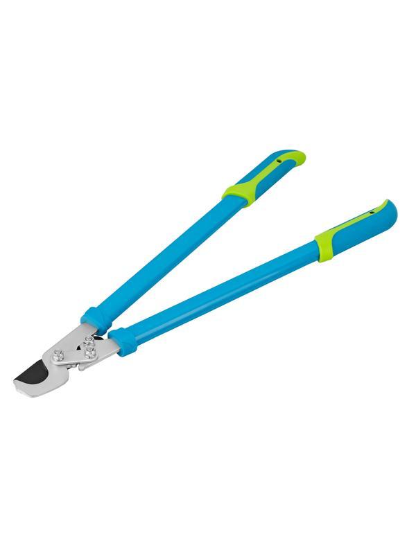 Сучкорез прямого реза, 610 мм, двухрычажный механизм, двухкомпонентные рукоятки, LUXE Palisad