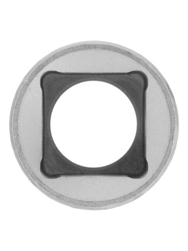 Головка торцевая, 16 мм, шестигранная, CrV, под квадрат 1/2, хромированная Matrix