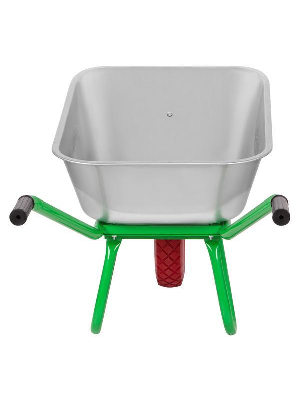 Тачка садово-строительная с PU колесом, грузоподъемность 180 кг, объем 90 л Сибртех