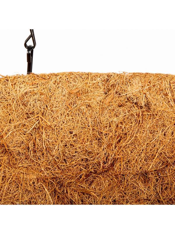 Кашпо подвесное с вкладышем из коковиты, полукруглое D 35 Palisad