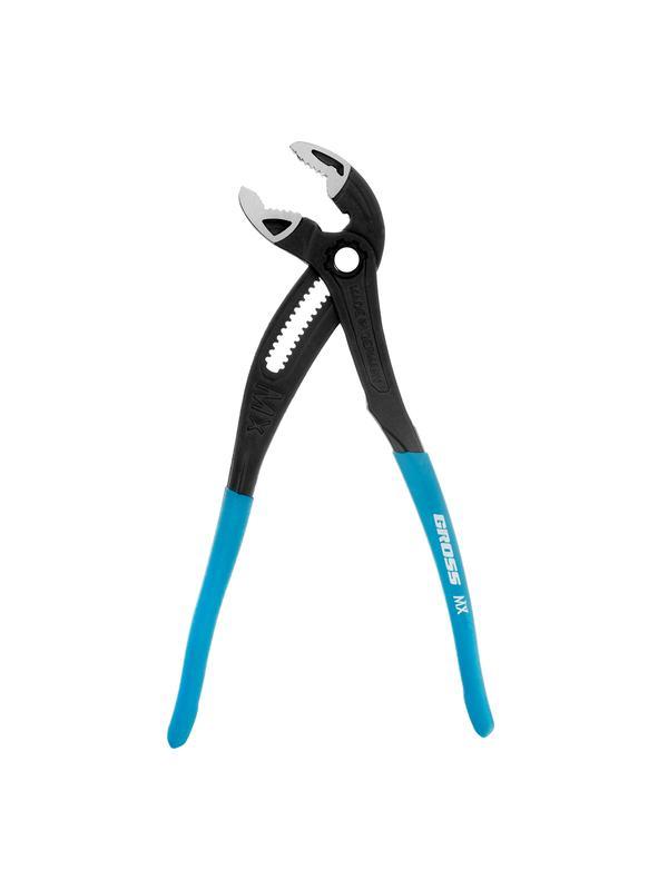 Клещи переставные, кнопочный механизм, обливные рукоятки, 300 мм Gross