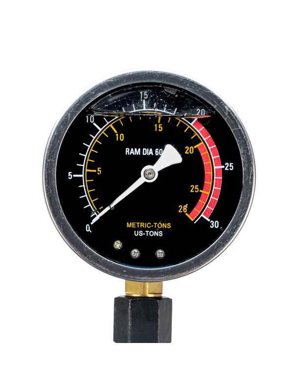 Пресс гидравлический с манометром, 20 т (комплект из 2 частей) Stels