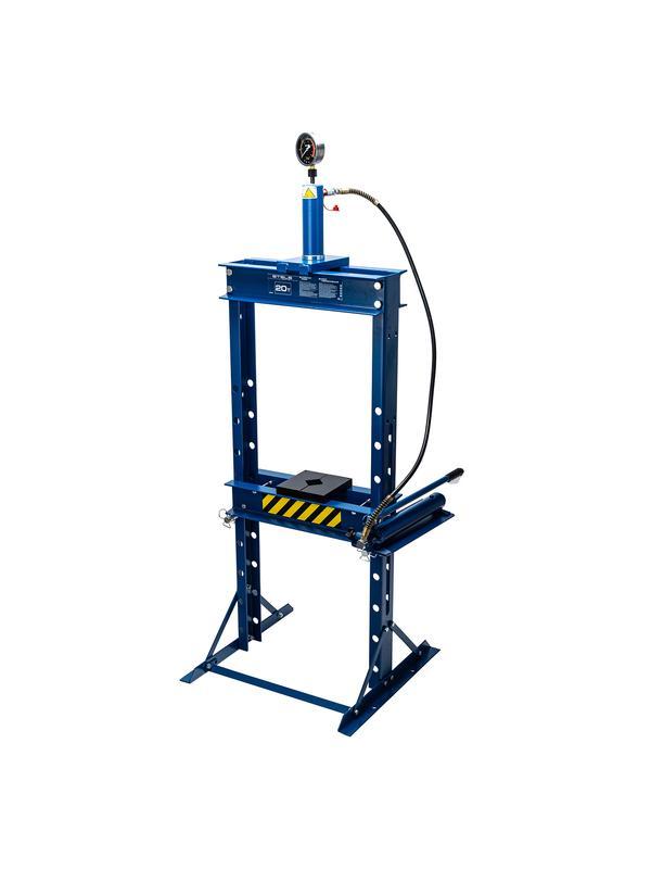 Пресс гидравлический с манометром, 20 т (комплект из 2 частей) Stels