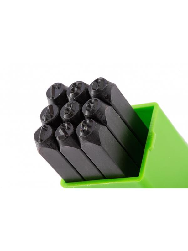 Клейма штамповочные, ударные, цифровые, 5 мм Сибртех