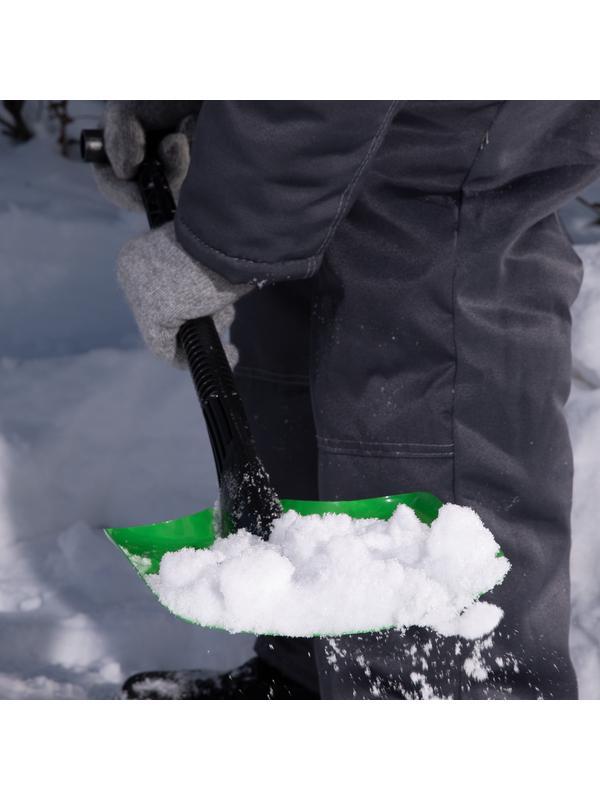 Лопата универсальная стальная, 205 х 280 х 640 мм, пластиковый черенок, Россия, Сибртех