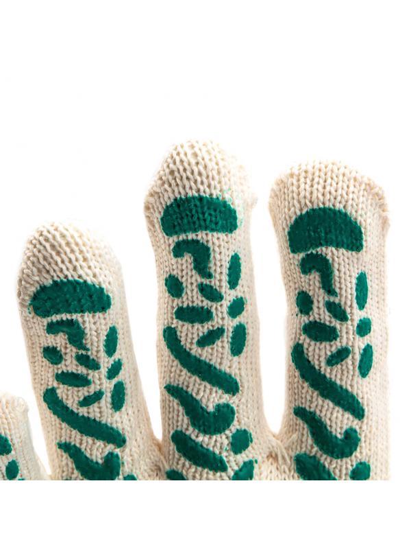 Перчатки садовые х/б, ПВХ покрытие, 