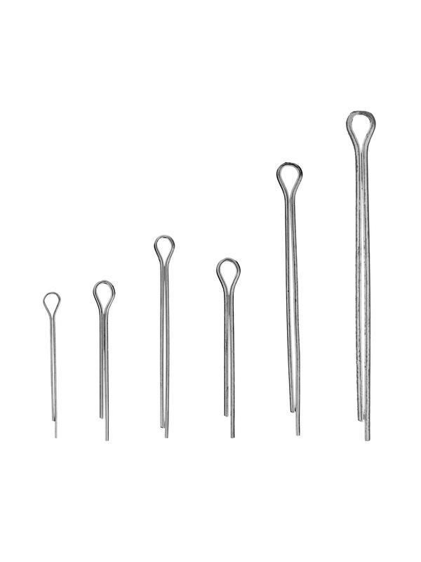 Набор шплинтов, S головки х L: 1.6 х 25.2, 3 х 25.2, 3 х 38, 3, 1 х 32, 3, 1 х 50.4 х 63 мм, 555 предметов Сибртех