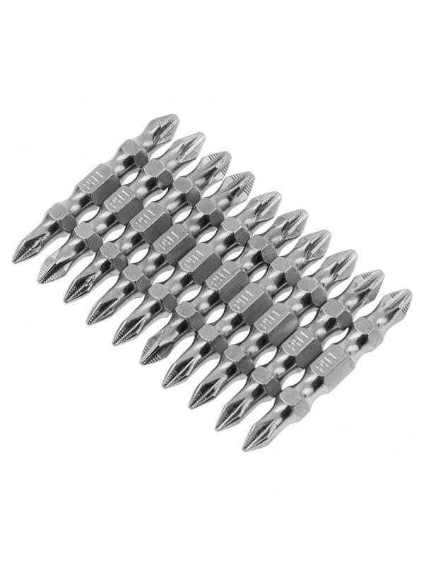 Бита двухсторонняя, PH2-PH1 х 45 мм, сталь S2, 10 шт. Gross