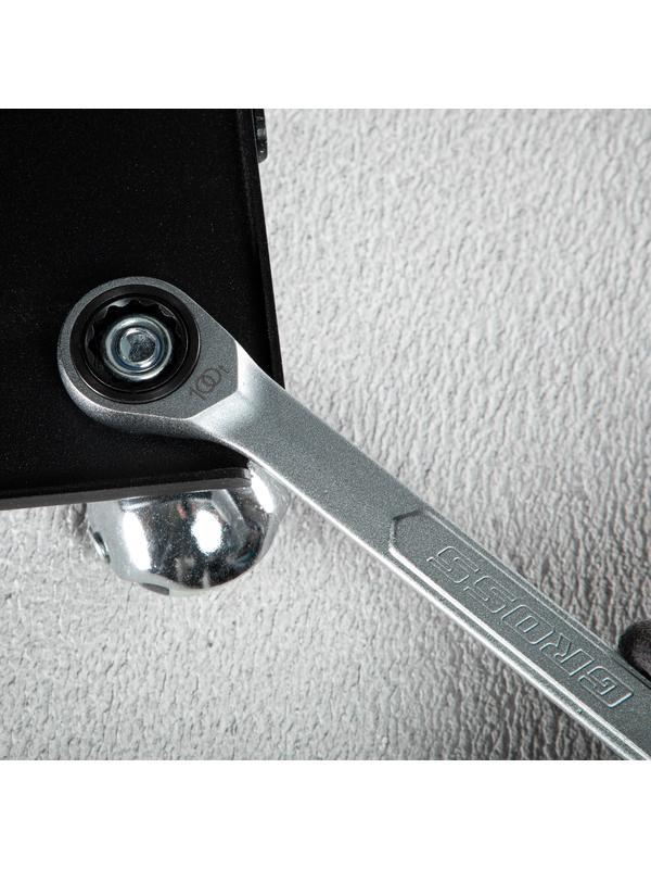 Ключ комбинированный трещоточный, 17 мм, количество зубьев 100 Gross