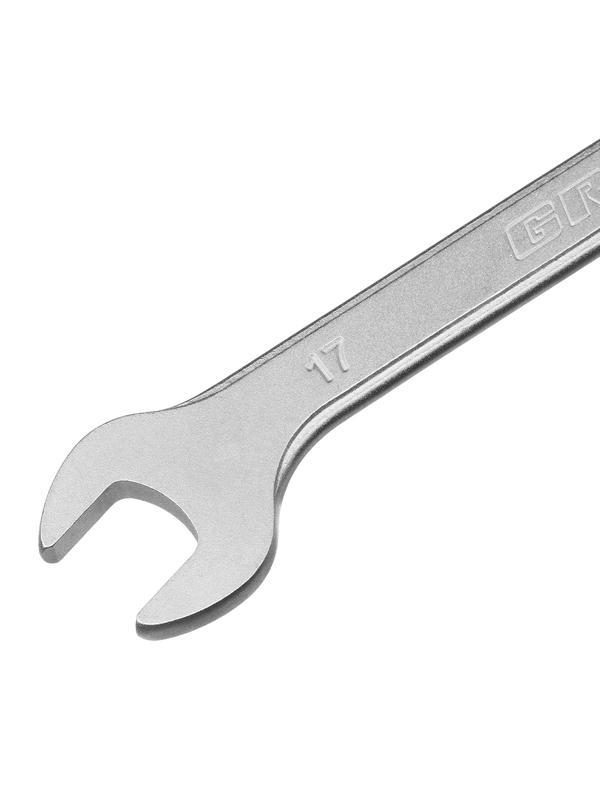 Ключ комбинированный трещоточный, 17 мм, количество зубьев 100 Gross