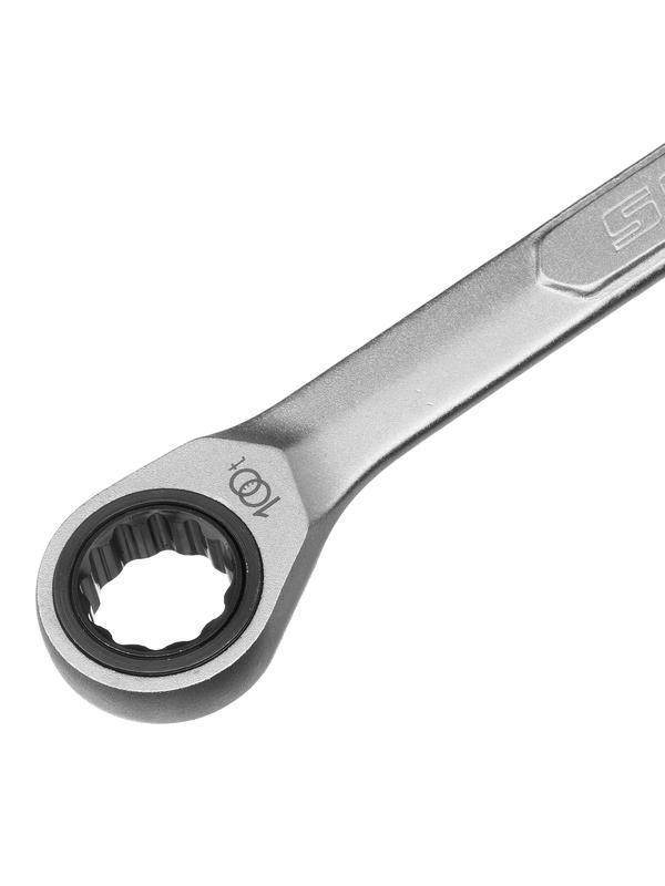 Ключ комбинированный трещоточный, 17 мм, количество зубьев 100 Gross