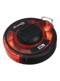 Рулетка геодезическая 20 м х 12,5 мм, закрытый корпус, стальная лента, односторонняя шкала, Pro Matrix