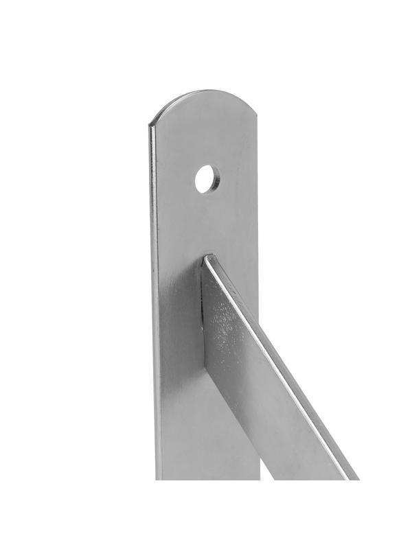 Кронштейн усиленный, 400 х 280 х 30 х 4 мм, оцинкованный Сибртех