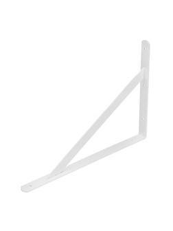 Кронштейн усиленный, 400 х 280 х 30 х 4 мм, белый Сибртех