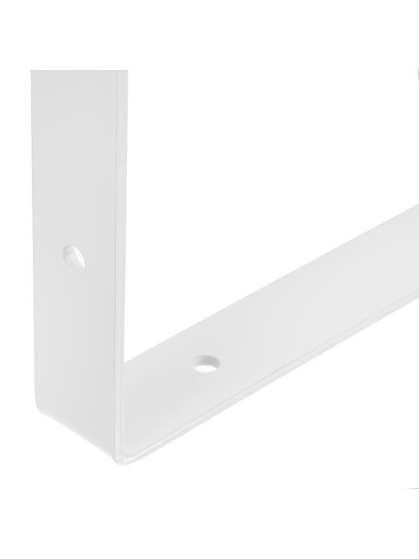 Кронштейн усиленный, 400 х 280 х 30 х 4 мм, белый Сибртех