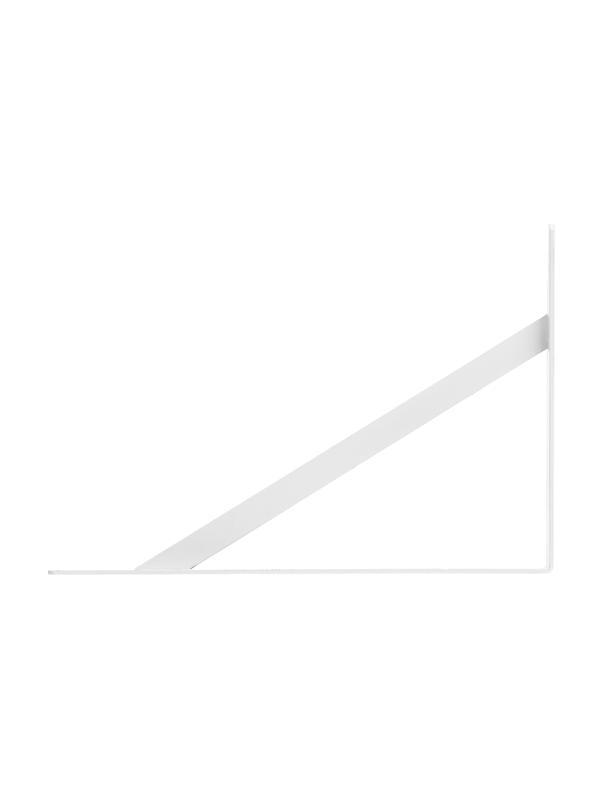 Кронштейн усиленный, 400 х 280 х 30 х 4 мм, белый Сибртех