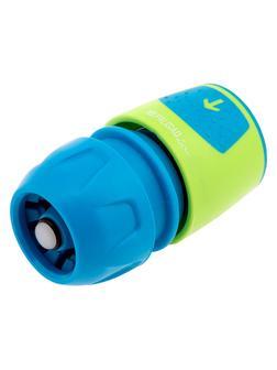 Соединитель быстросъемный для шланга 1/2-3/4, аквастоп, АВС-пластик Palisad Luxe