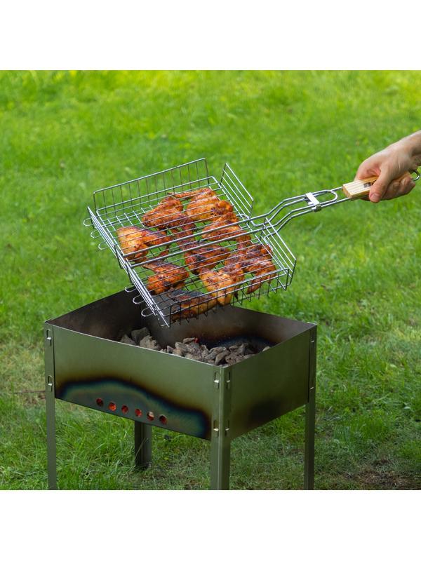 Мангал облегченный 350 х 250 х 350 мм, Россия Camping Palisad