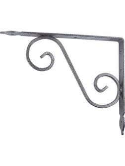 Кронштейн декоративный, 145 х 110 х 25 х 3 мм, темно-серый Сибртех