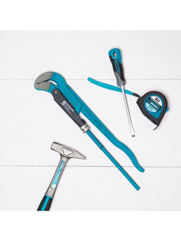 Ключ трубный рычажный 1.5, №2, цельнокованый, CrV, тип 