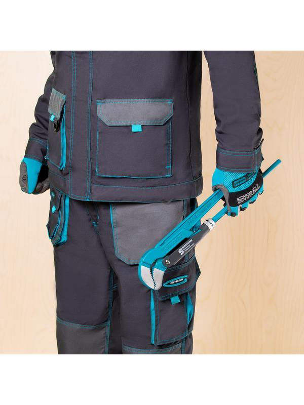 Ключ трубный рычажный 1.5, №2, цельнокованый, CrV, тип 