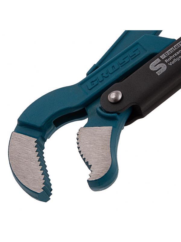 Ключ трубный рычажный 1.5, №2, цельнокованый, CrV, тип 