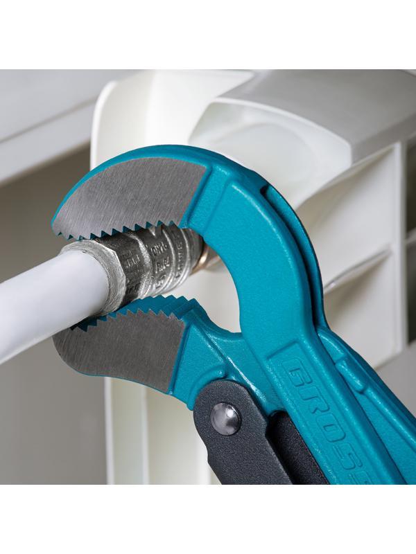 Ключ трубный рычажный 1.5, №2, цельнокованый, CrV, тип 