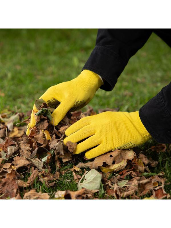 Перчатки в наборе, 5 пар, цвета в ассортименте, ПВХ точка, L, Россия// Palisad