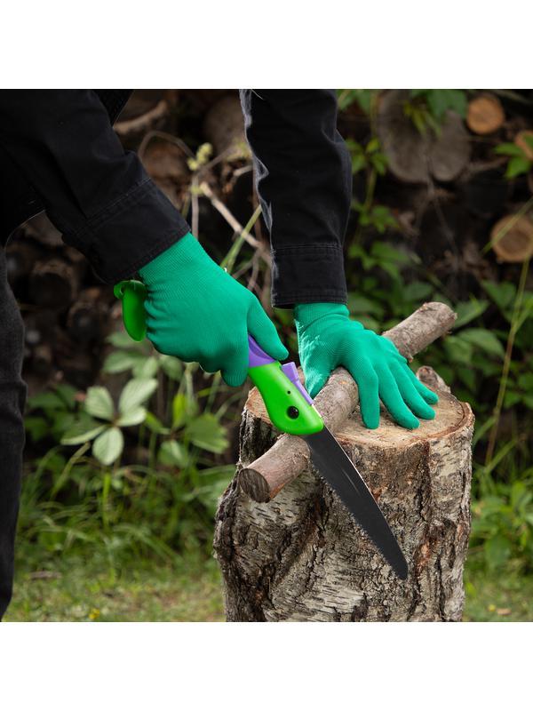 Перчатки в наборе, 5 пар, цвета в ассортименте, ПВХ точка, L, Россия// Palisad