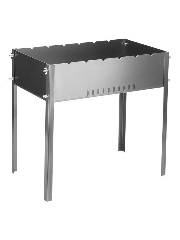 Мангал на барашках 500 х 305 х 500 мм, сталь 1.2 мм, Россия Camping Palisad