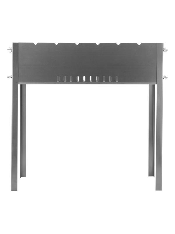 Мангал на барашках 500 х 305 х 500 мм, сталь 1.2 мм, Россия Camping Palisad