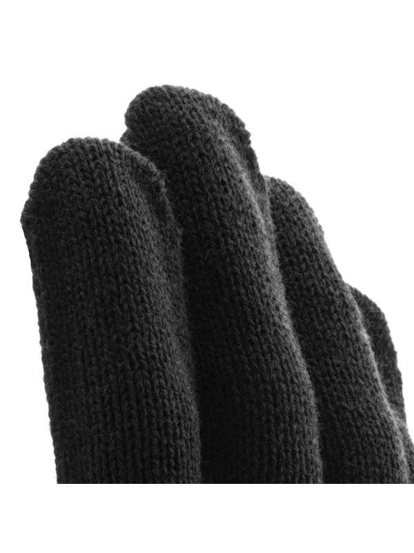 Перчатки трикотажные, акрил, черный, оверлок Россия Сибртех