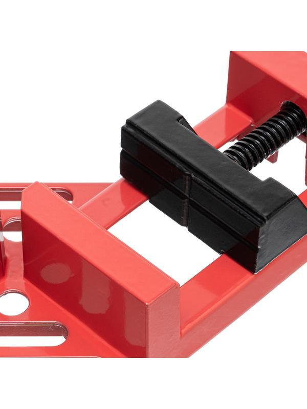 Струбцина угловая, быстрозажимная, 65/65 мм, двухкомпонентные обрезиненные рукоятки Matrix