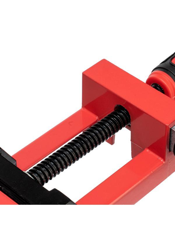 Струбцина угловая, быстрозажимная, 65/65 мм, двухкомпонентные обрезиненные рукоятки Matrix