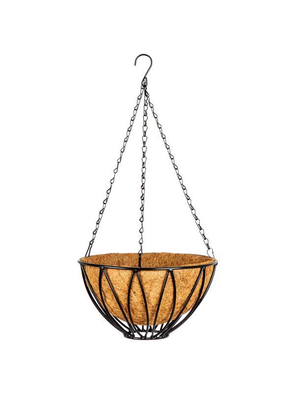 Подвесное кашпо, D 26 см, высота с цепью и крюком 53.5 см Palisad