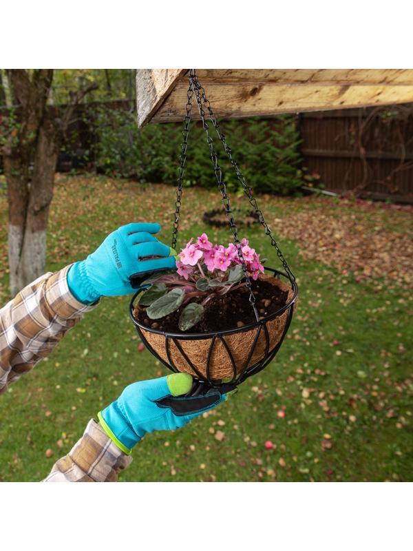 Подвесное кашпо, D 26 см, высота с цепью и крюком 53.5 см Palisad