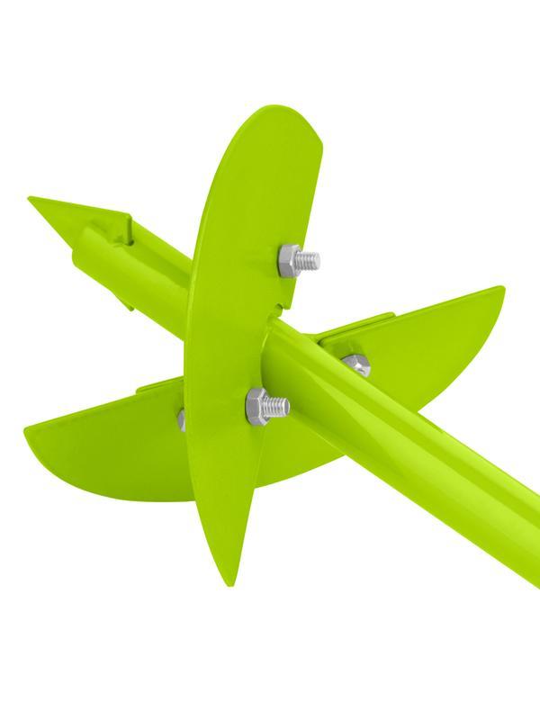 Бур лопастной со сменными ножами, 1000 мм, диаметр 150 мм, 200 мм, Россия, Сибртех