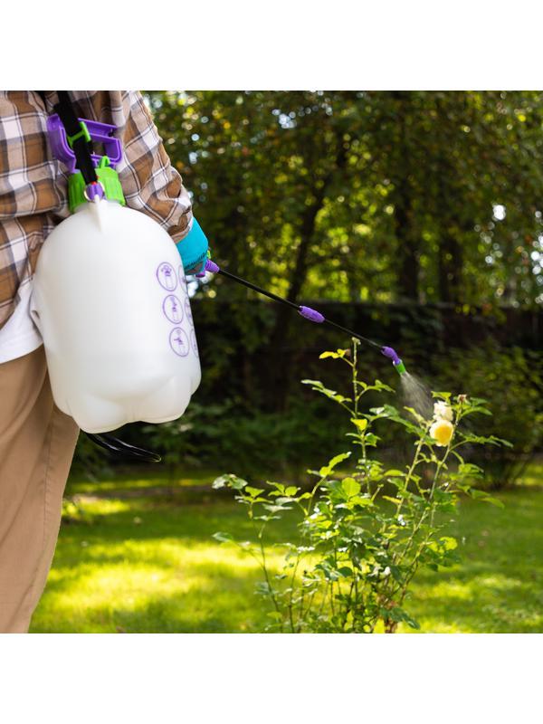 Опрыскиватель ручной, 5 л, с насосом, шлангом, разбрызгиватель Palisad