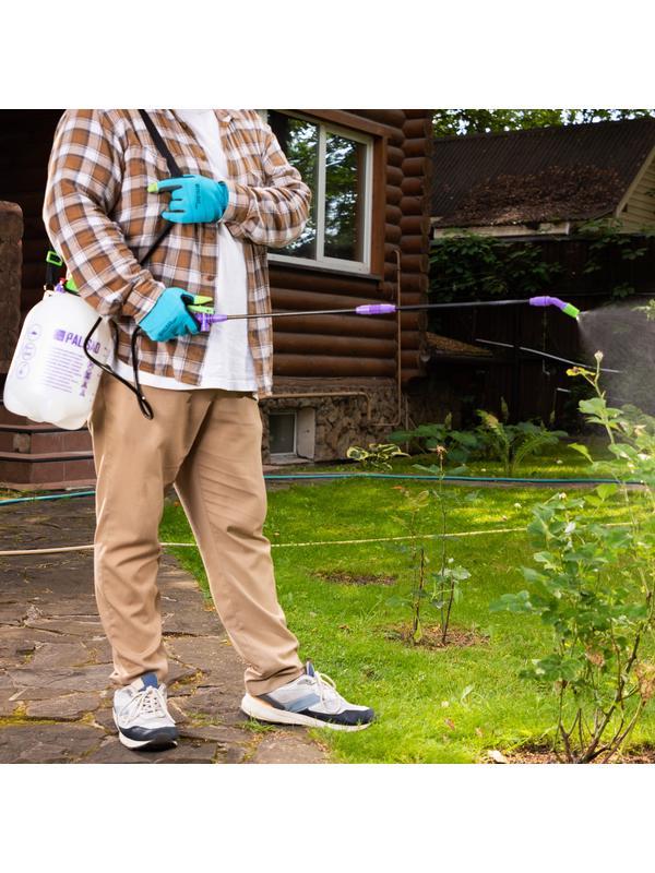 Опрыскиватель ручной, 5 л, с насосом, шлангом, разбрызгиватель Palisad