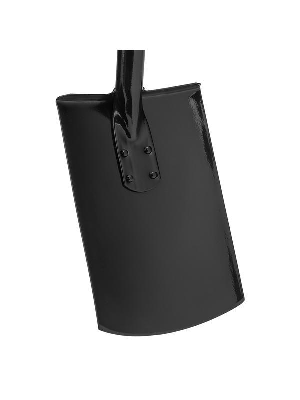 Лопата прямоугольная, 185х280х1190 мм, цельнометаллическая, Россия, Сибртех